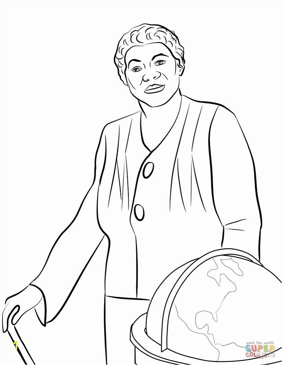 Beautiful Mary Mcleod Bethune Free Coloring Pages McLeod Page