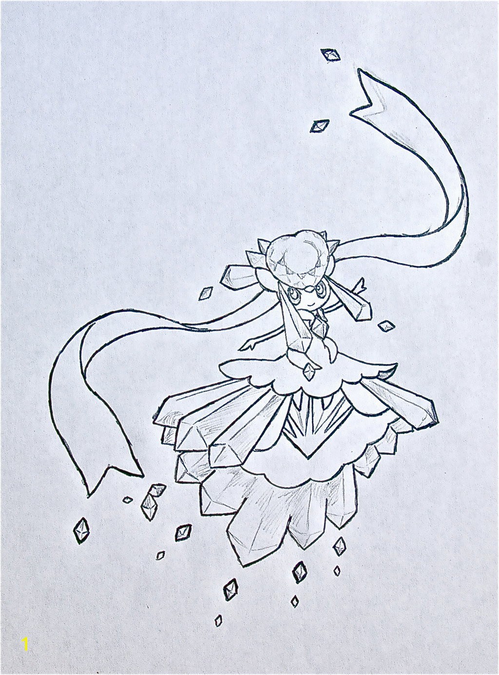 Mega Diancie Coloring Pages Unique Mega Diancie by Xxd17 Deviantart