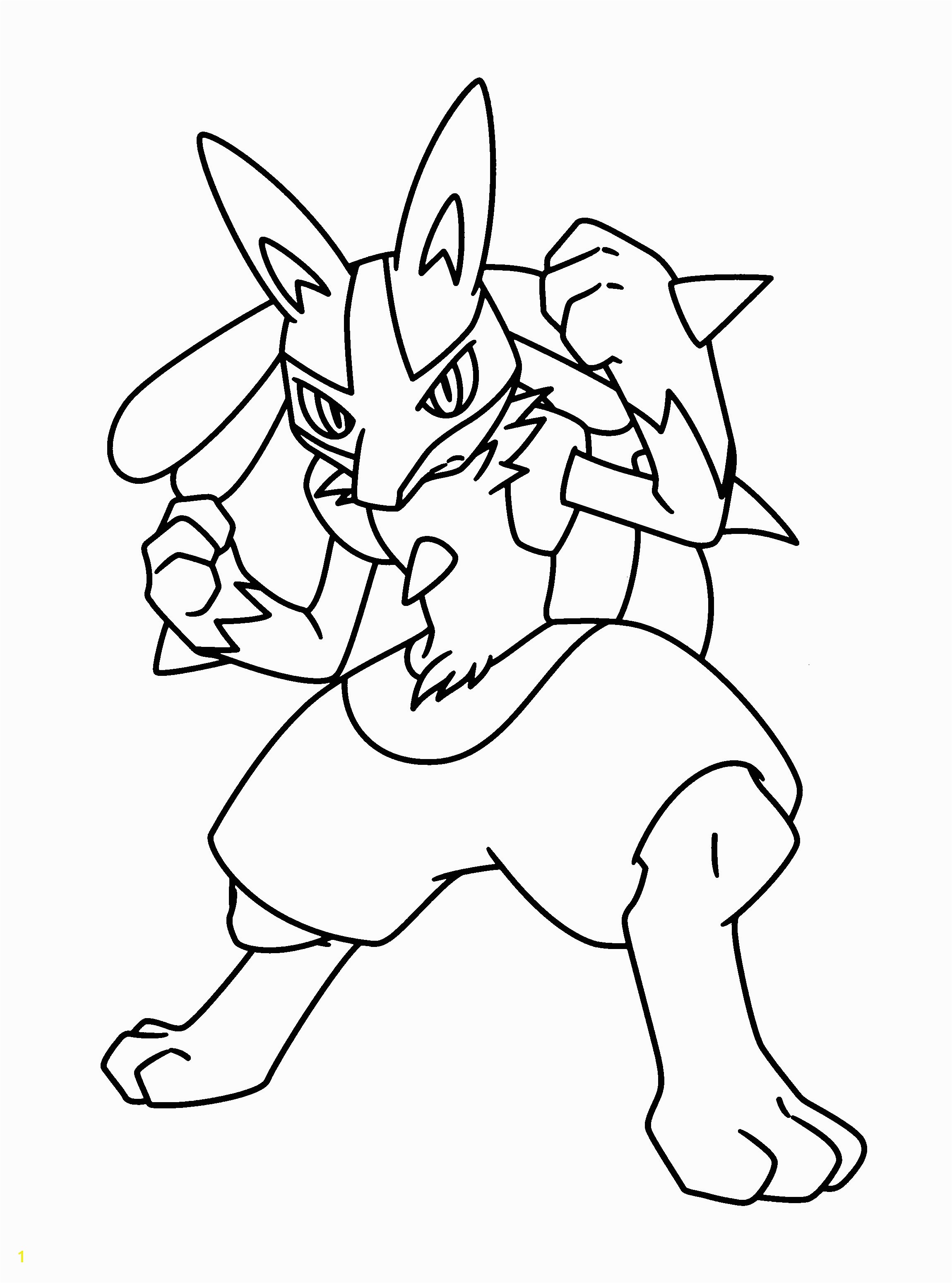 Pokemon Printable Coloring Pages Lucario Gallery 11 F Luxury Mega Page s