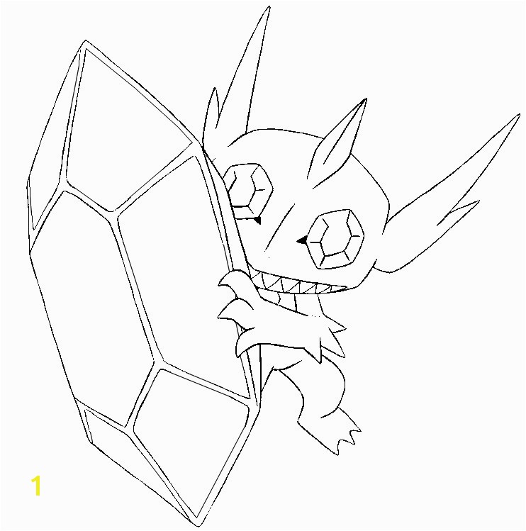 Coloring page Mega Sableye 302