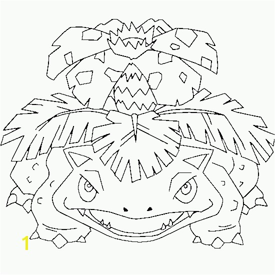 Mega Venusaur Coloring Pages Venusaur Free Pokemon Coloring Page Coloring Skin Care