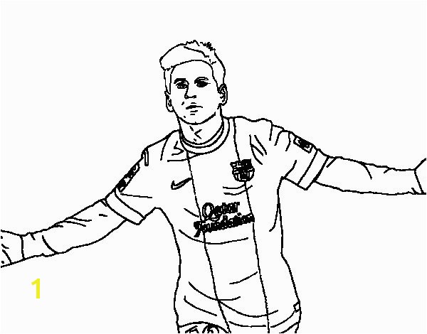 messi coloring pages