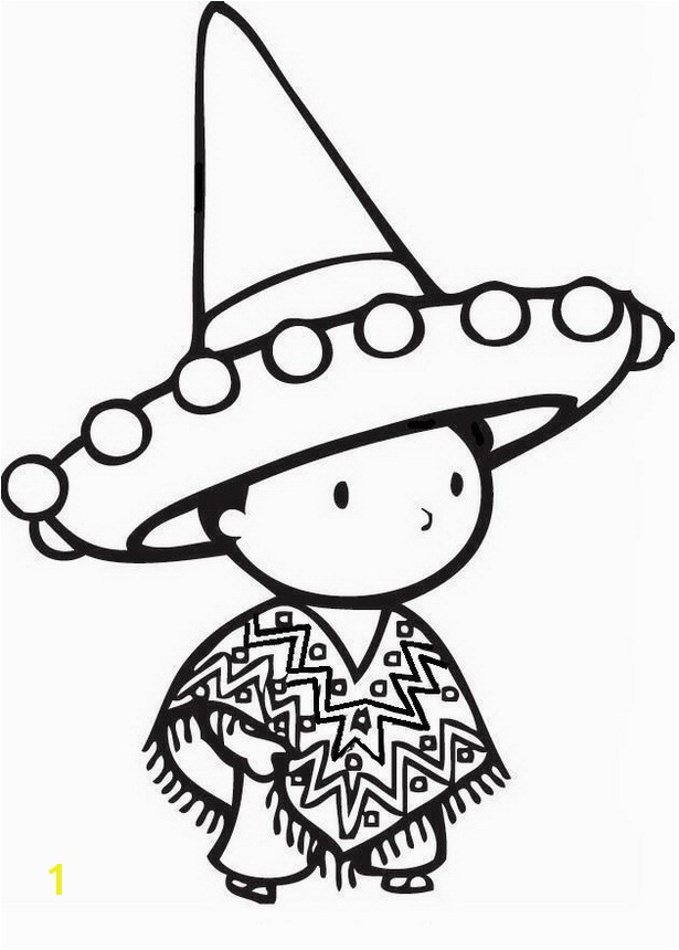 Mexican Coloring Pages Mexican Coloring Pages Printable In Tiny 01 Page Free Mexico Print
