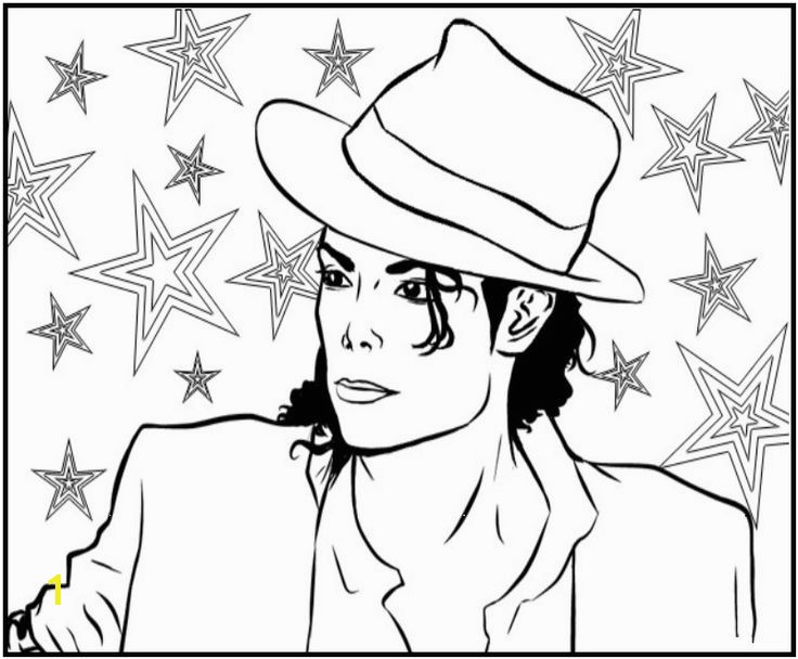 Michael Jackson Coloring Sheets 23 Best Famous People Pinterest