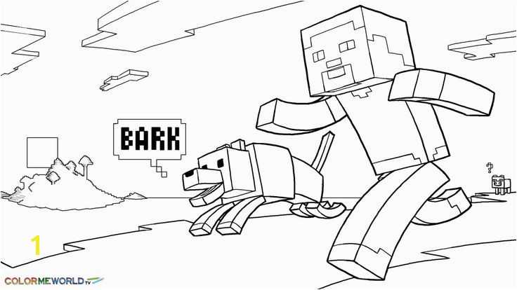 Minecraft Wolf Coloring Page Minecraft Coloring Pages Printables 2 Mapiraj