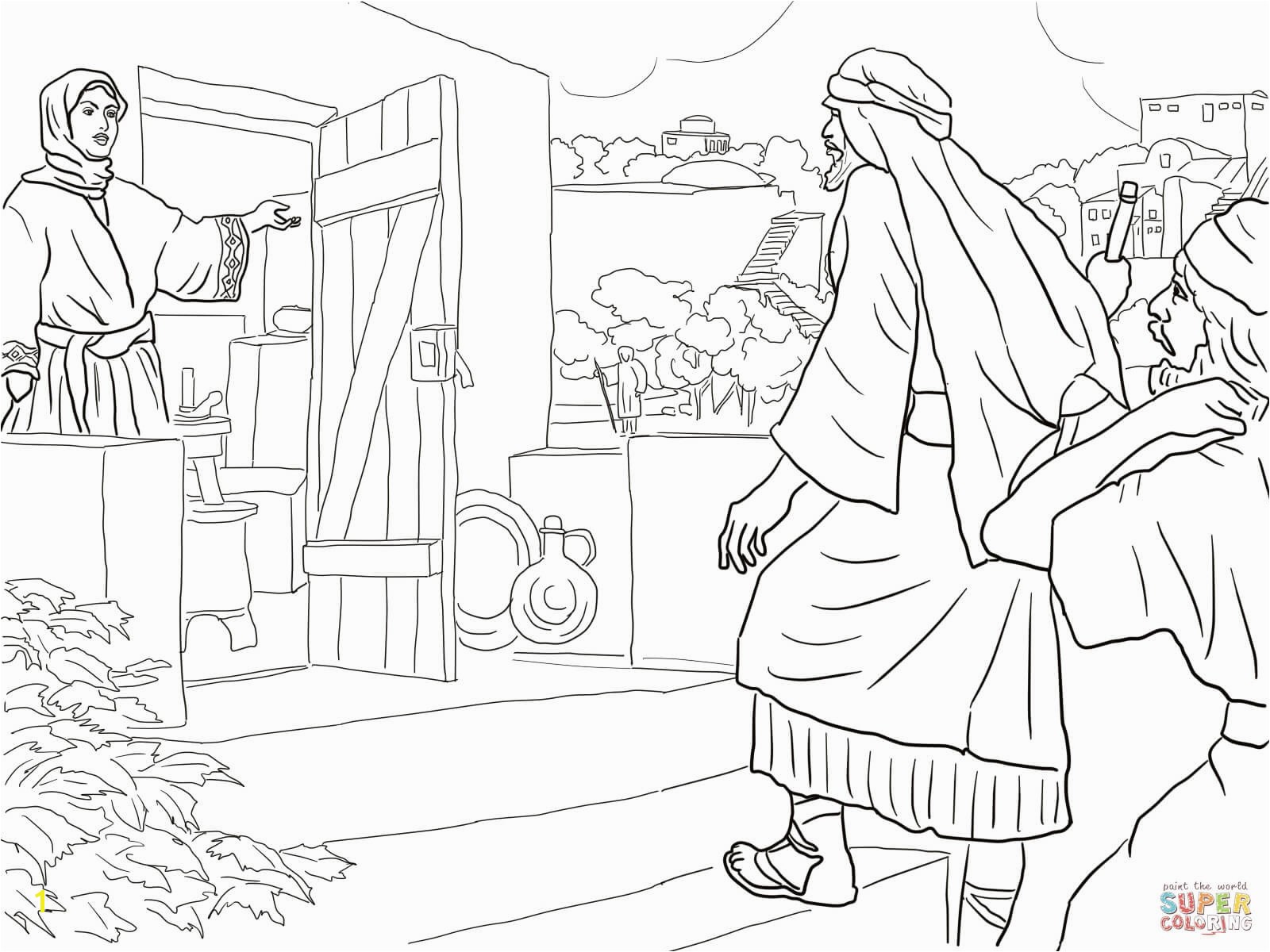 Popular Miriam Gets Leprosy Coloring Page Professional Moses And