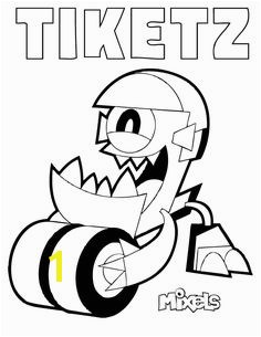 Mixels Coloring Pages