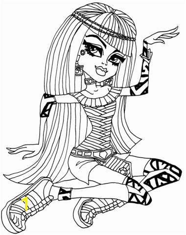 Monster High Cleo coloring page