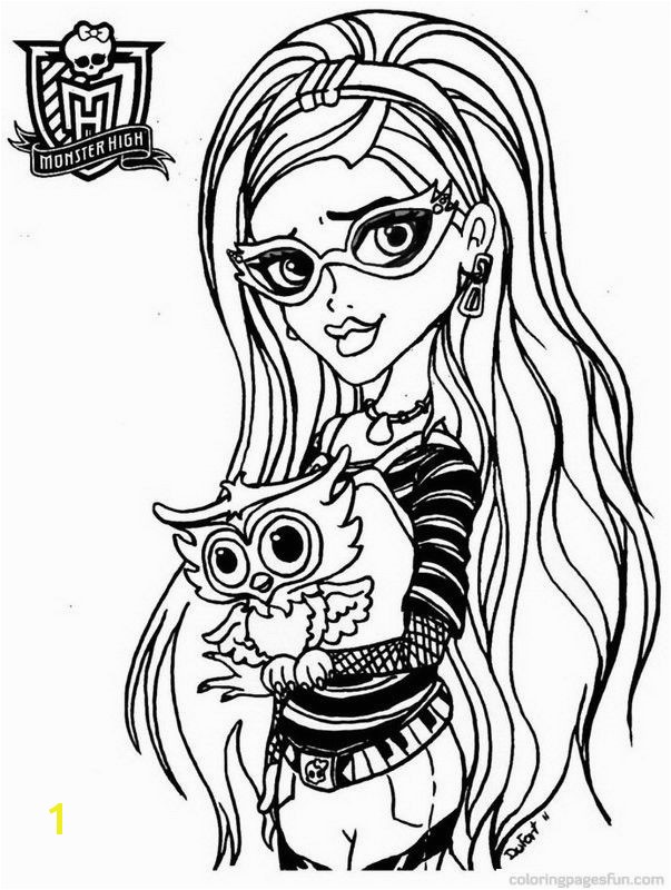 Monster High Coloring Pages 21