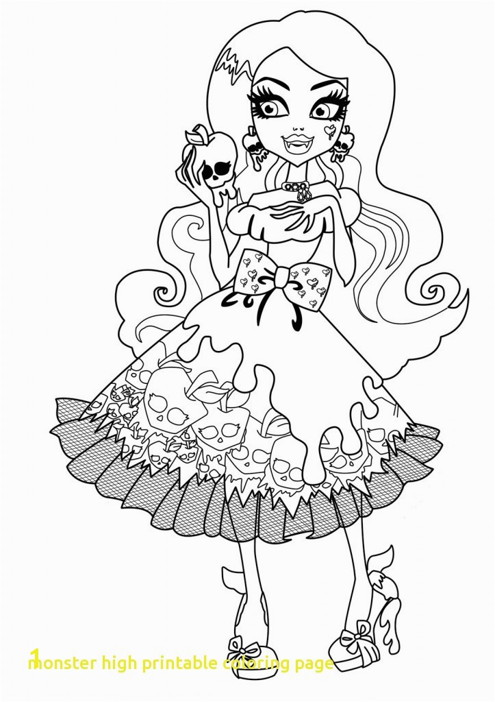 Monster High Printable Coloring Pages Monster High Printable Coloring Pages Free
