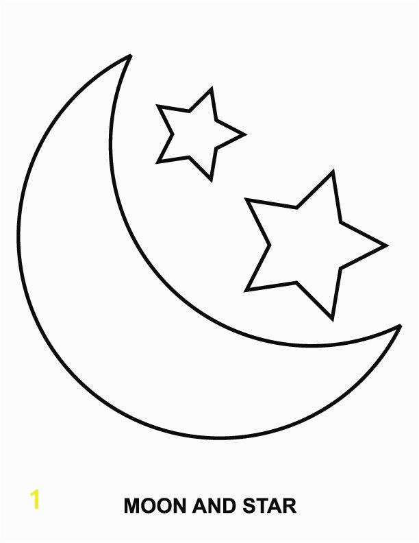Moon Coloring Pages for Preschoolers Coloring Pages Of Sun Moon and Stars 1 Moon Coloring Pages