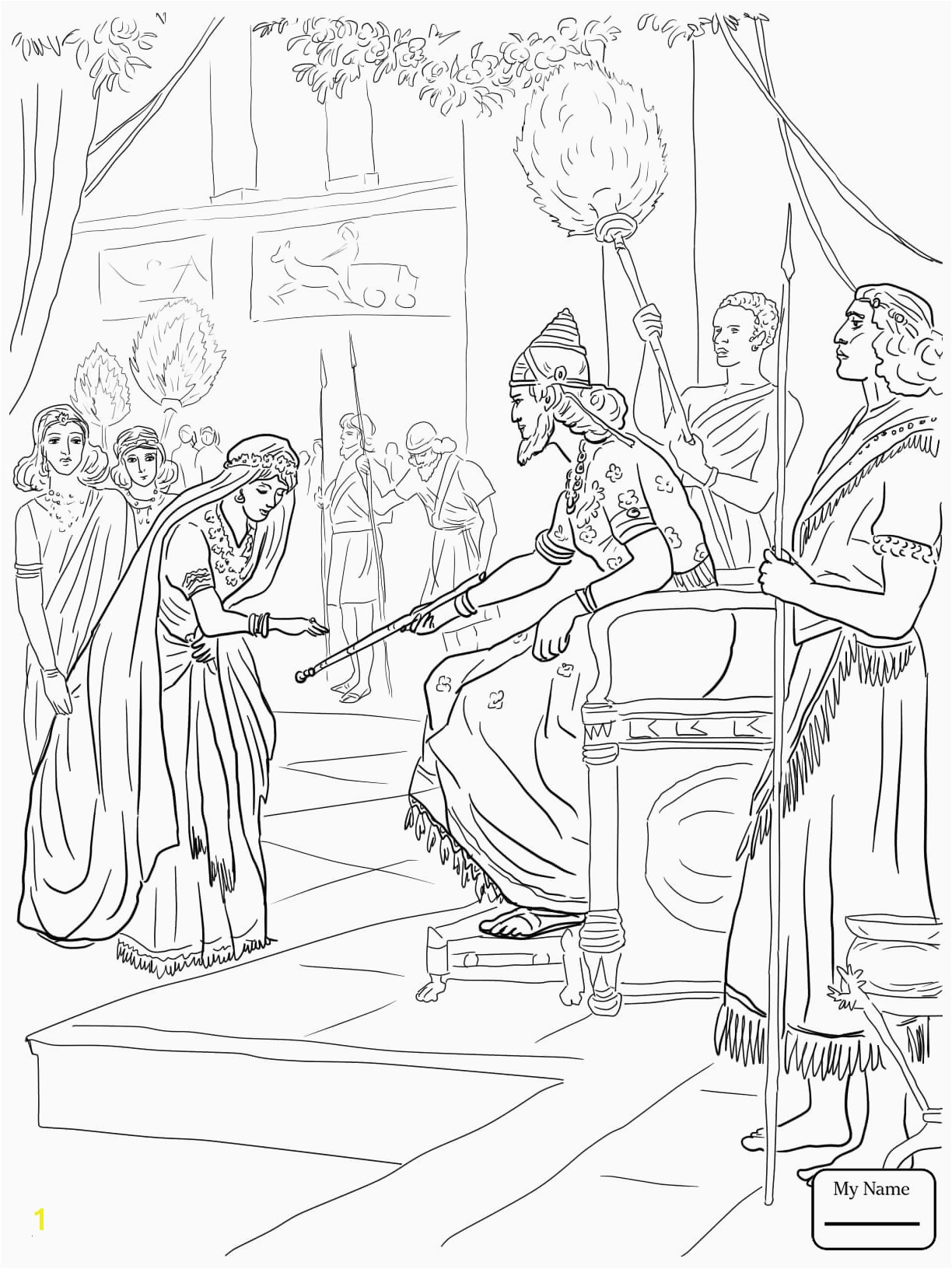 Mordecai and Haman Coloring Pages Queen Esther Coloring Pages Amazing Esther Coloring Pages Free