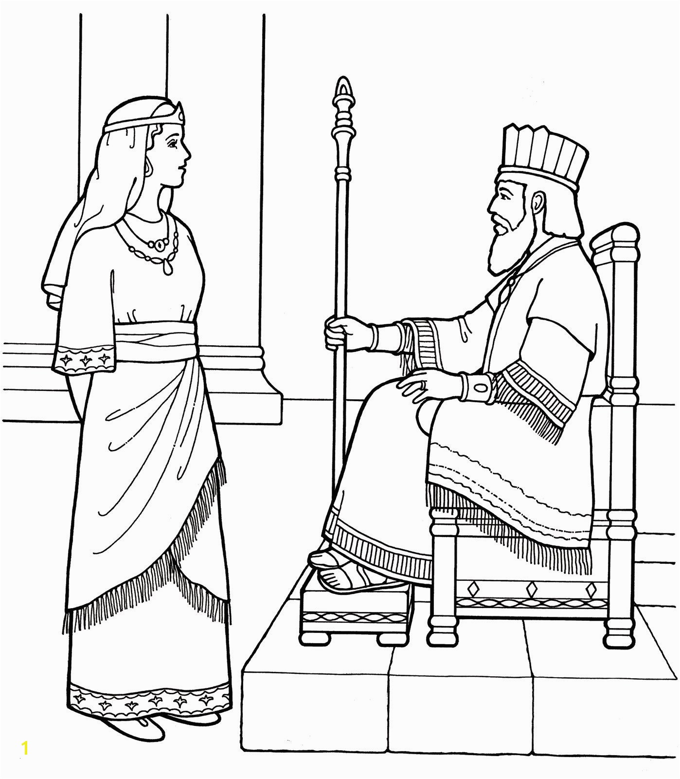 Mordecai and Haman Coloring Pages Queen Esther Coloring Pages Nice Queen Coloring Pages Valid An Lds