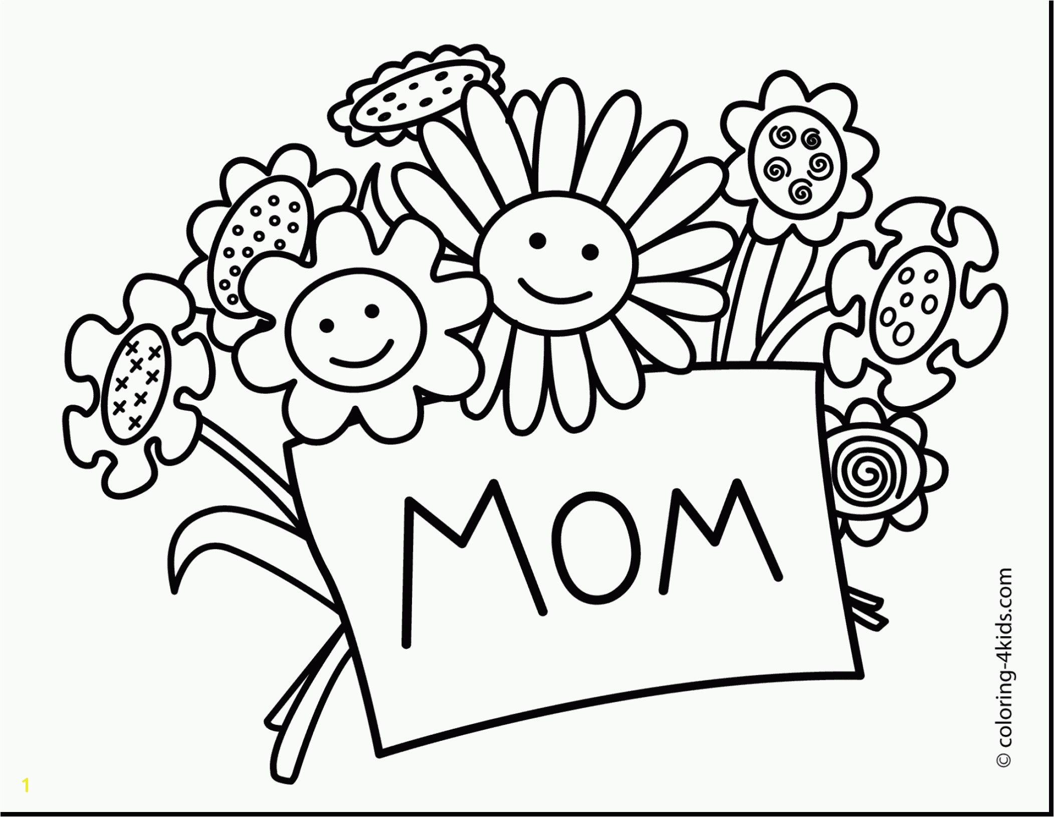 Mother Day Coloring Pages