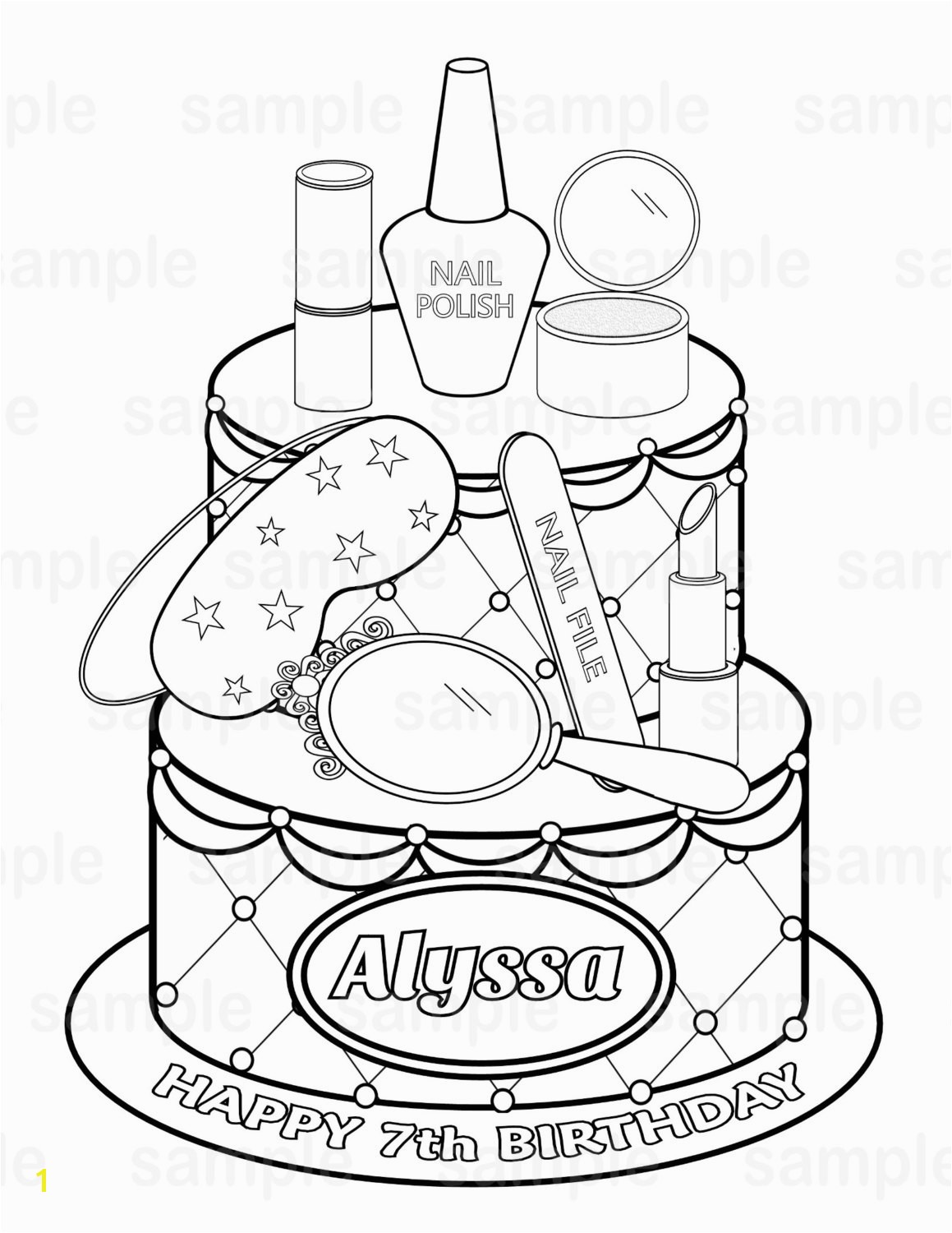 Best Nail Salon Coloring Pages Spa Themed Download And Print For Free