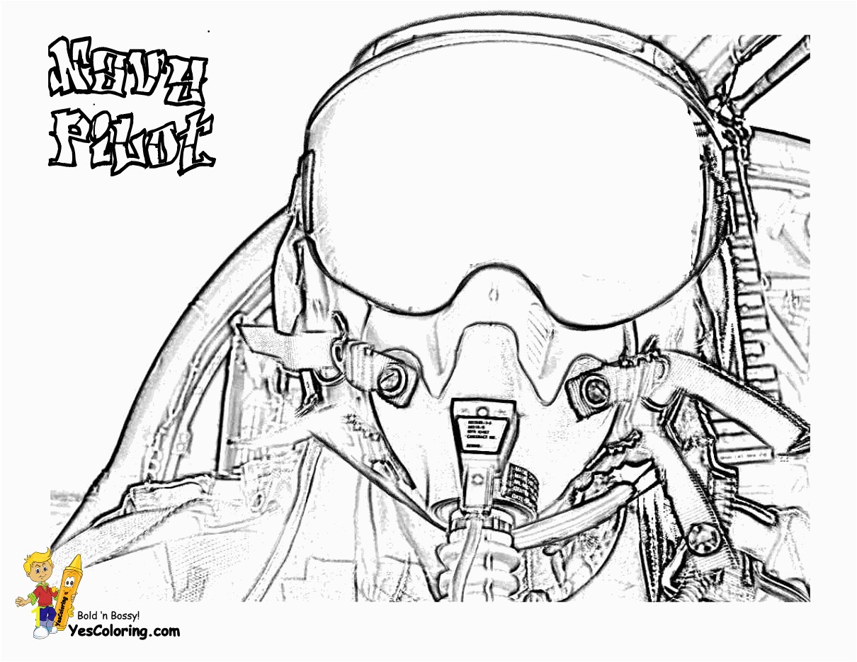 Navy Coloring Pages for Kids Coloring Buddy Mike Re Mends Navy Airplane Pilot Coloring Page at