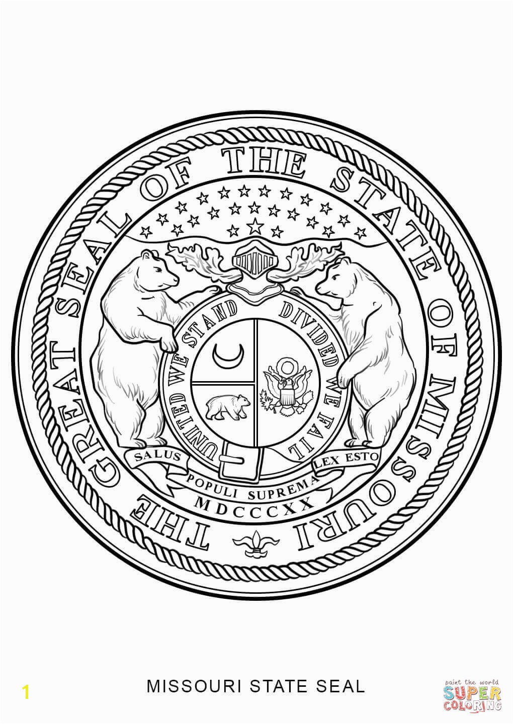 missouri state flag coloring page costumepartyrun missouri flag coloring sheet gulfmik e630c44