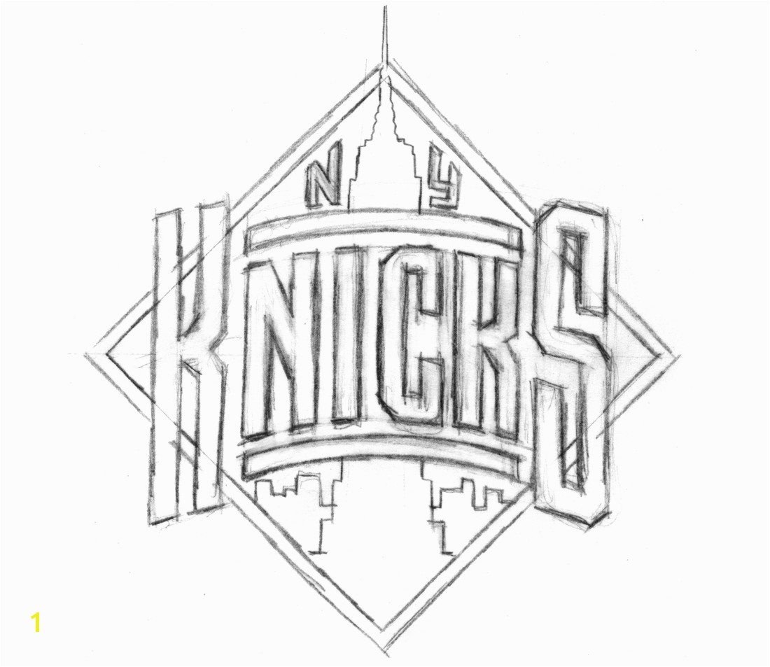 New York Knicks Coloring Pages New York Skyline Drawing Color at Getdrawings