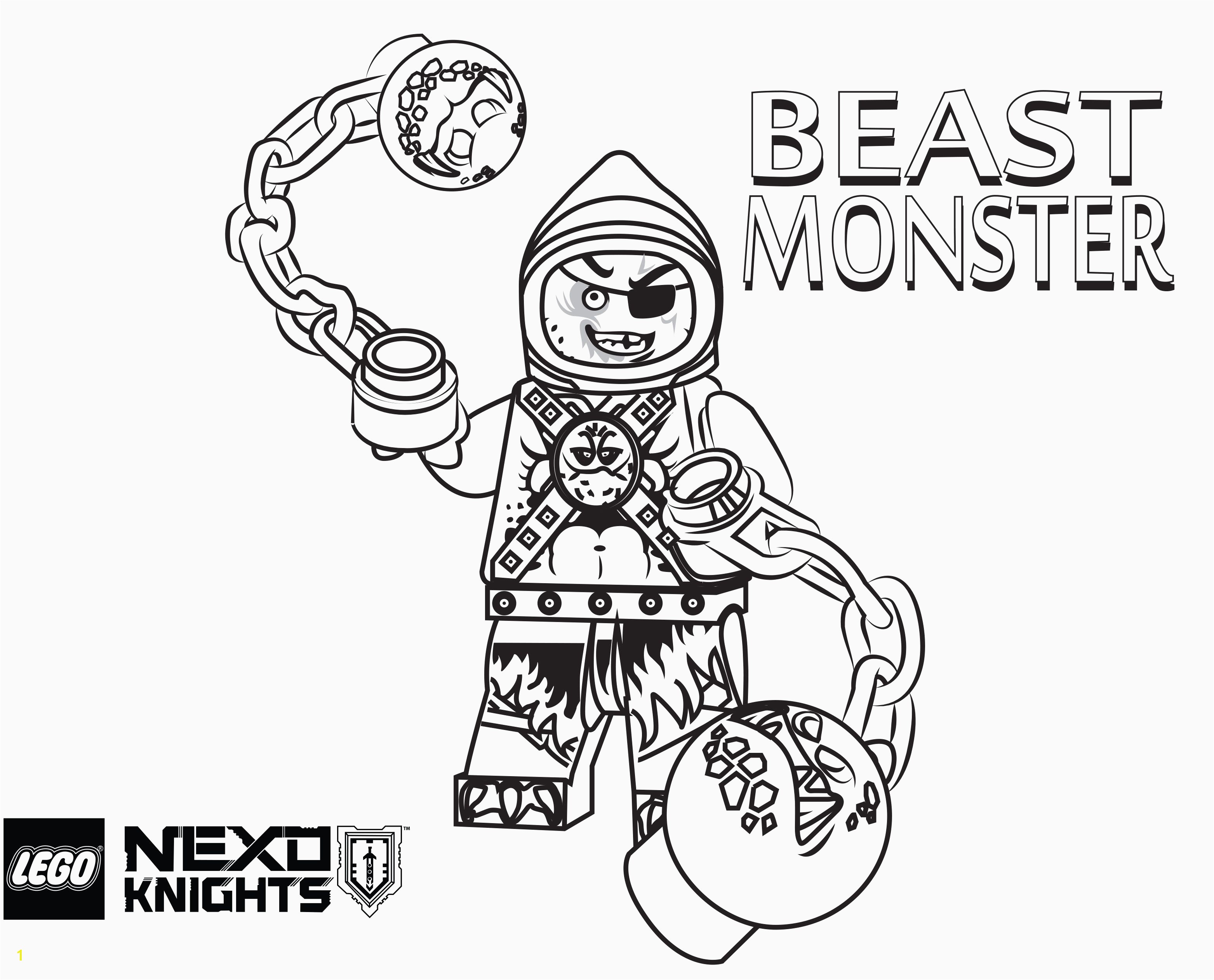 Printable Coloring Sheets for Boys Lovely Lego Nexo Knights Coloring