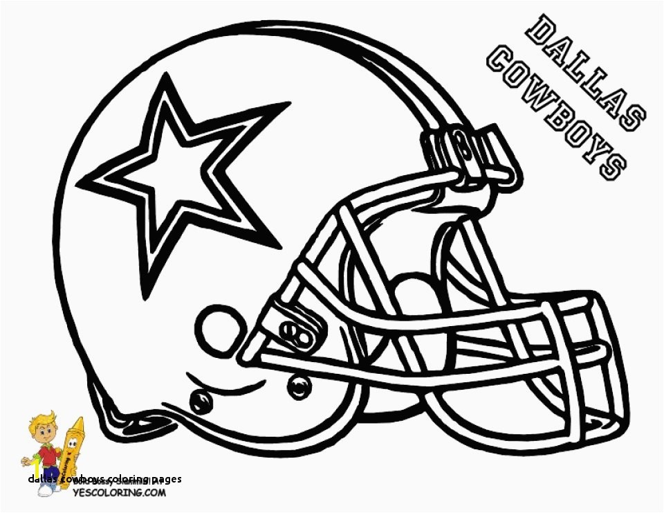 Dallas Cowboys Coloring Pages Get This Nfl Football Helmet Coloring Pages