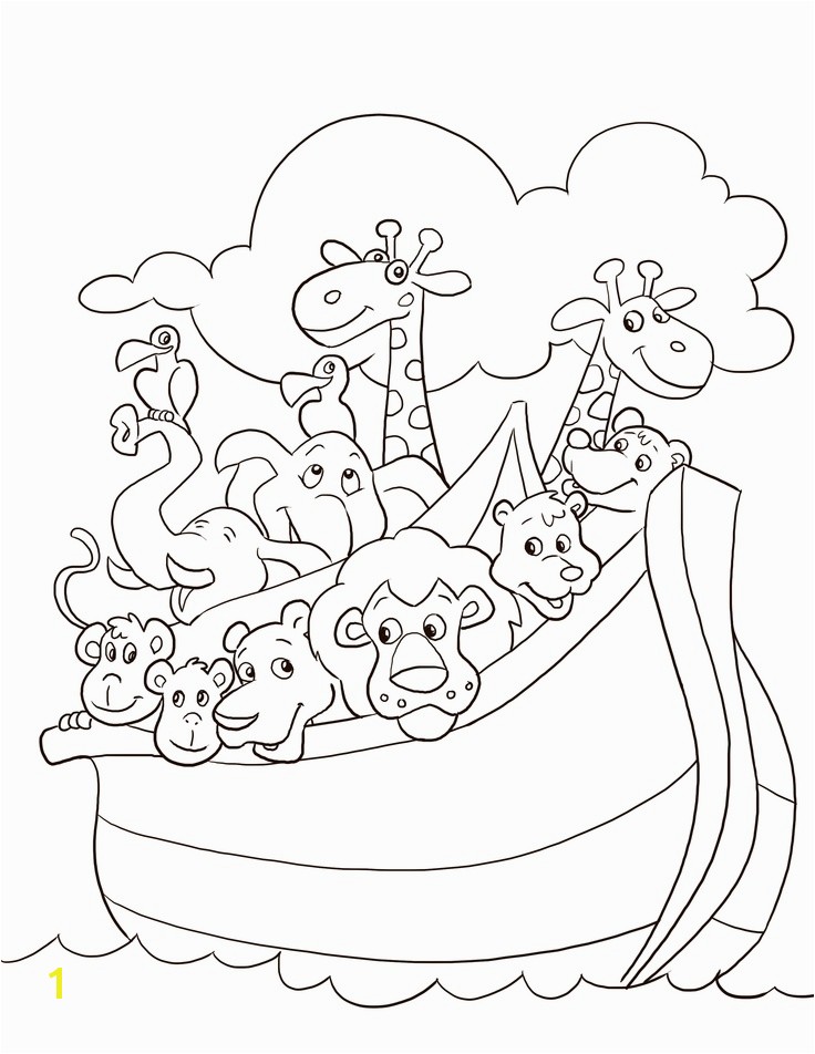 noah ark coloring page many interesting cliparts