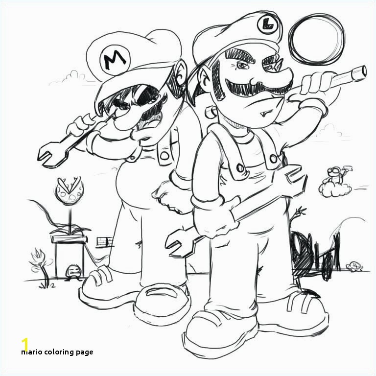 Mario Coloring Page Coloring Pages Mario Fall Coloring Pages 0d Page for Kids