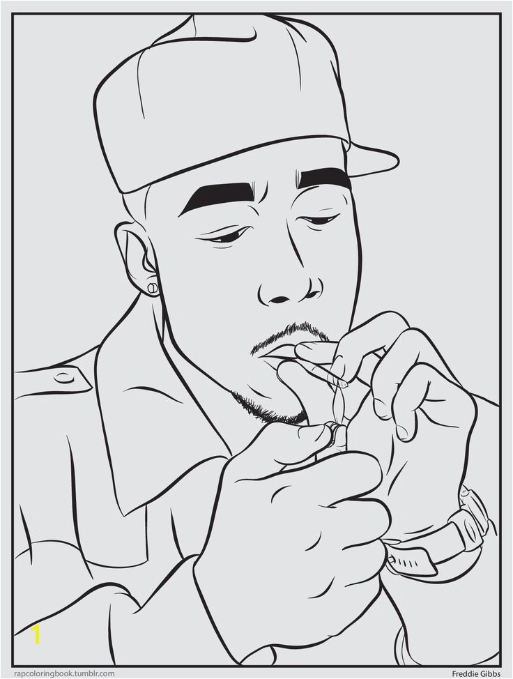 Bun B Activity Books Awesome Rapper Coloring Pages graph