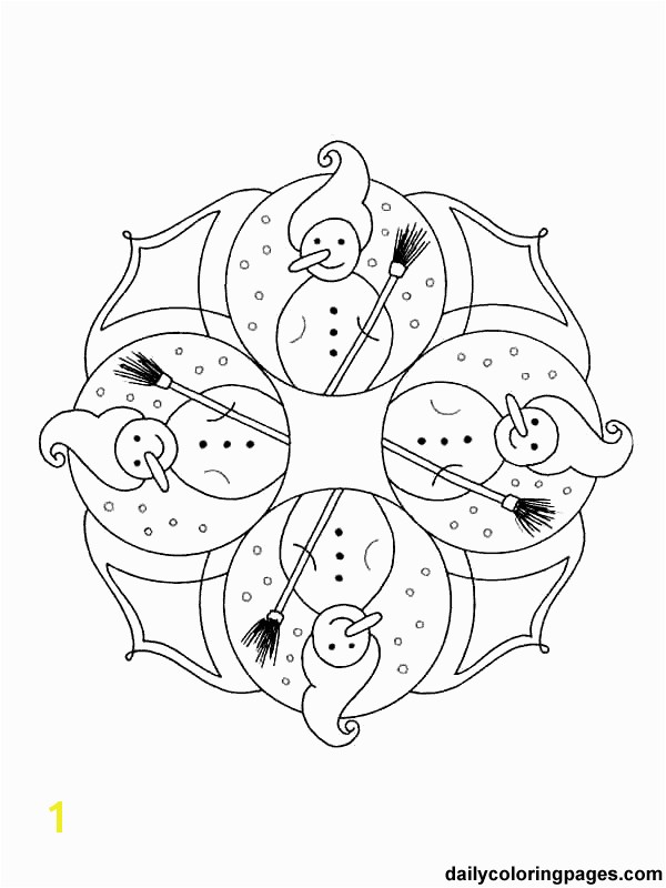 Ornament Coloring Pages Free Printable Mandala Coloring Pages