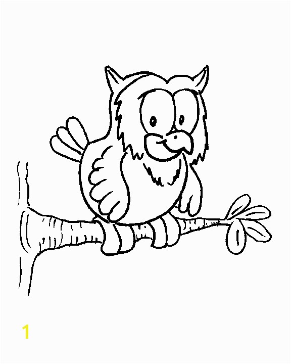 owl on a tree coloring pages 7