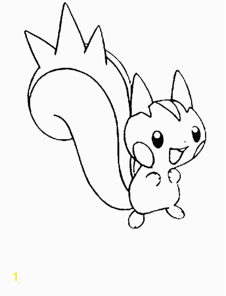 Pachirisu Is A Great Pokemon Coloring Pages