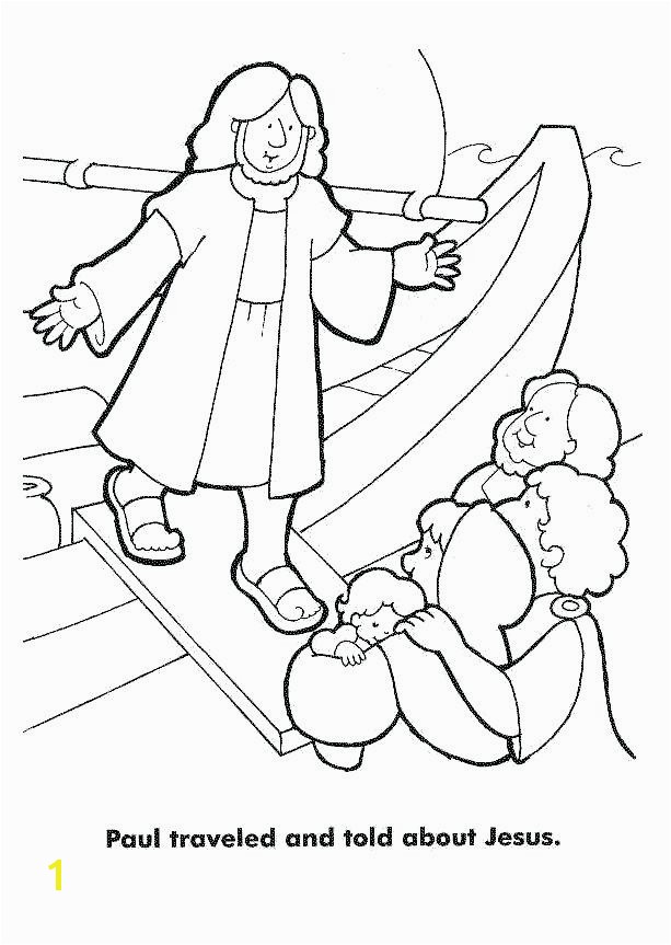 Paul and Ananias Coloring Page Paul and Ananias Coloring Page Inspirational Peters First Sermon