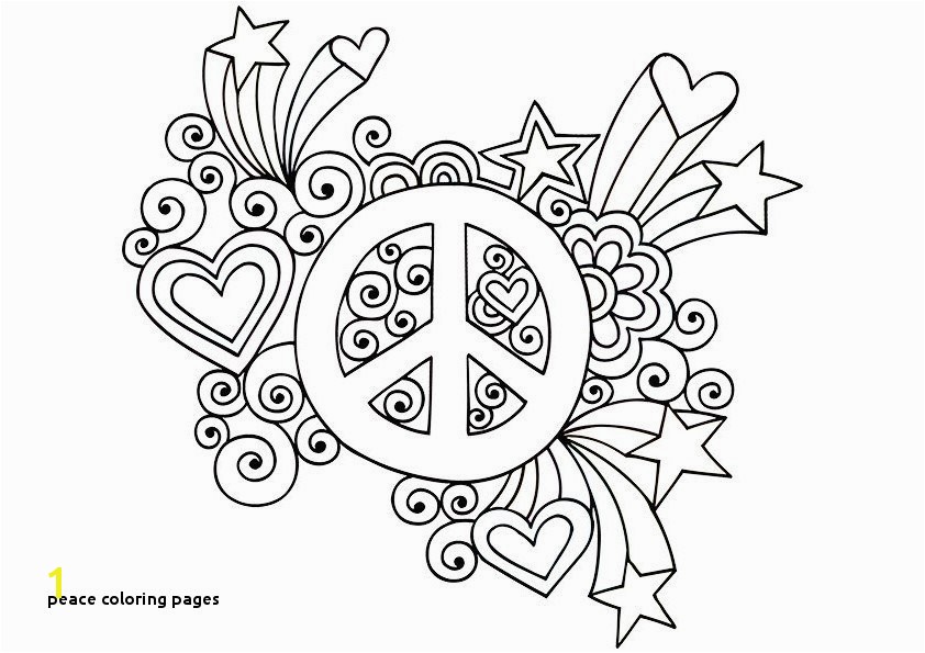 Peace Coloring Pages Printable Peace Sign Coloring Pages Democraciaejustica