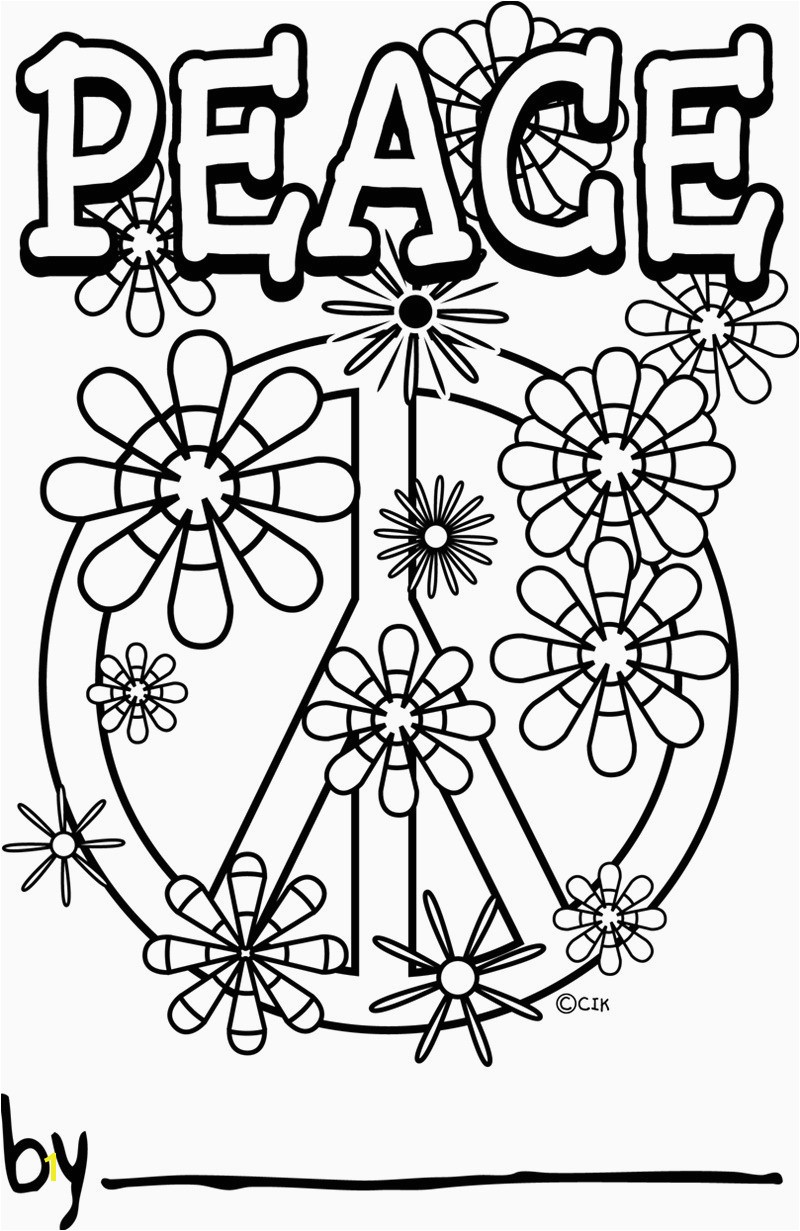 Peace Sign Coloring Pages Peace Coloring Sheet Heathermarxgallery