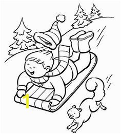 Printable Winter Coloring Pages