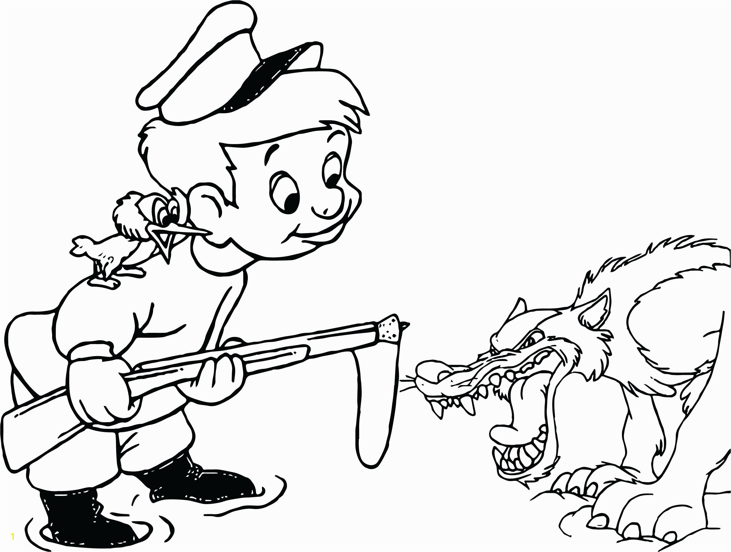 Peter and the Wolf Coloring Page Peter and the Wolf Coloring Pages Gallery