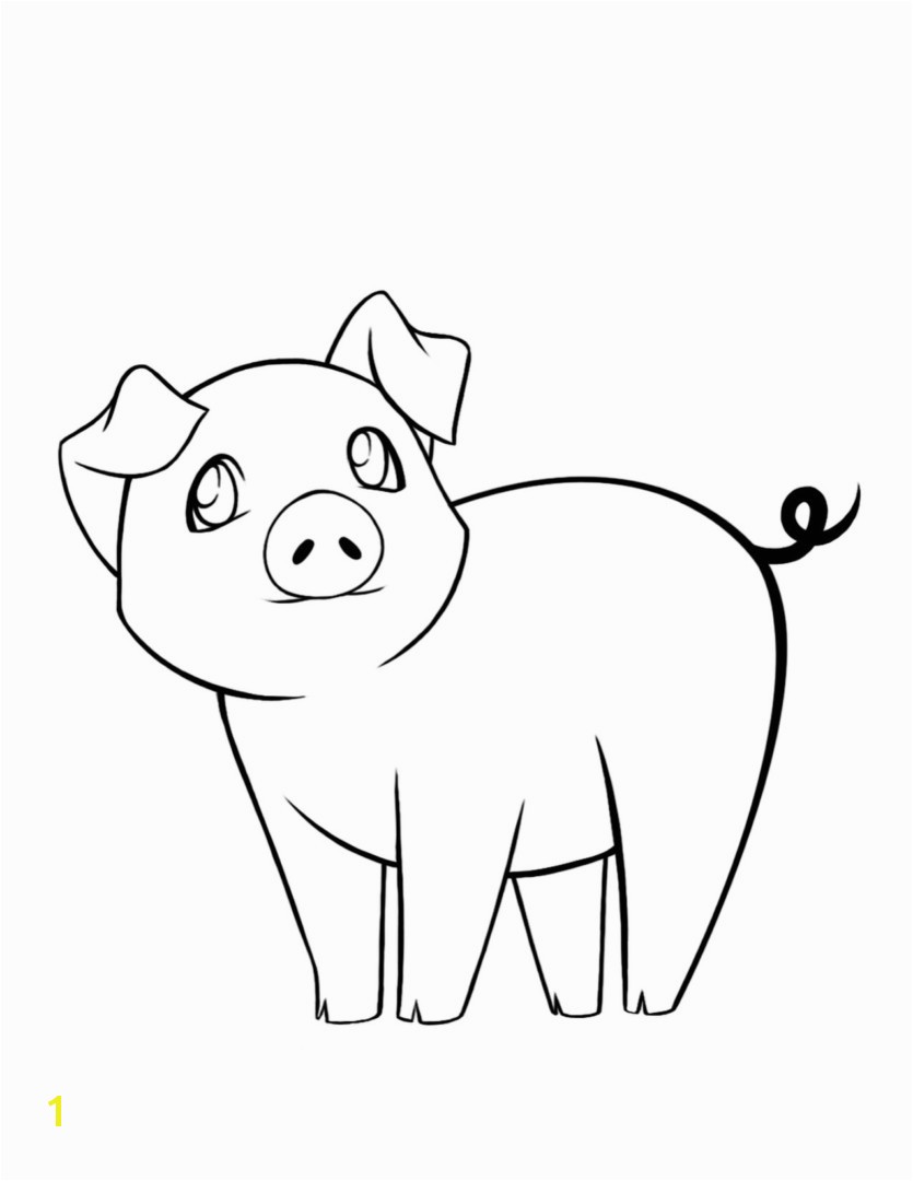 New Cartoon Pig Coloring Pages Gallery Printable Coloring Sheet Pig Coloring Page 7 