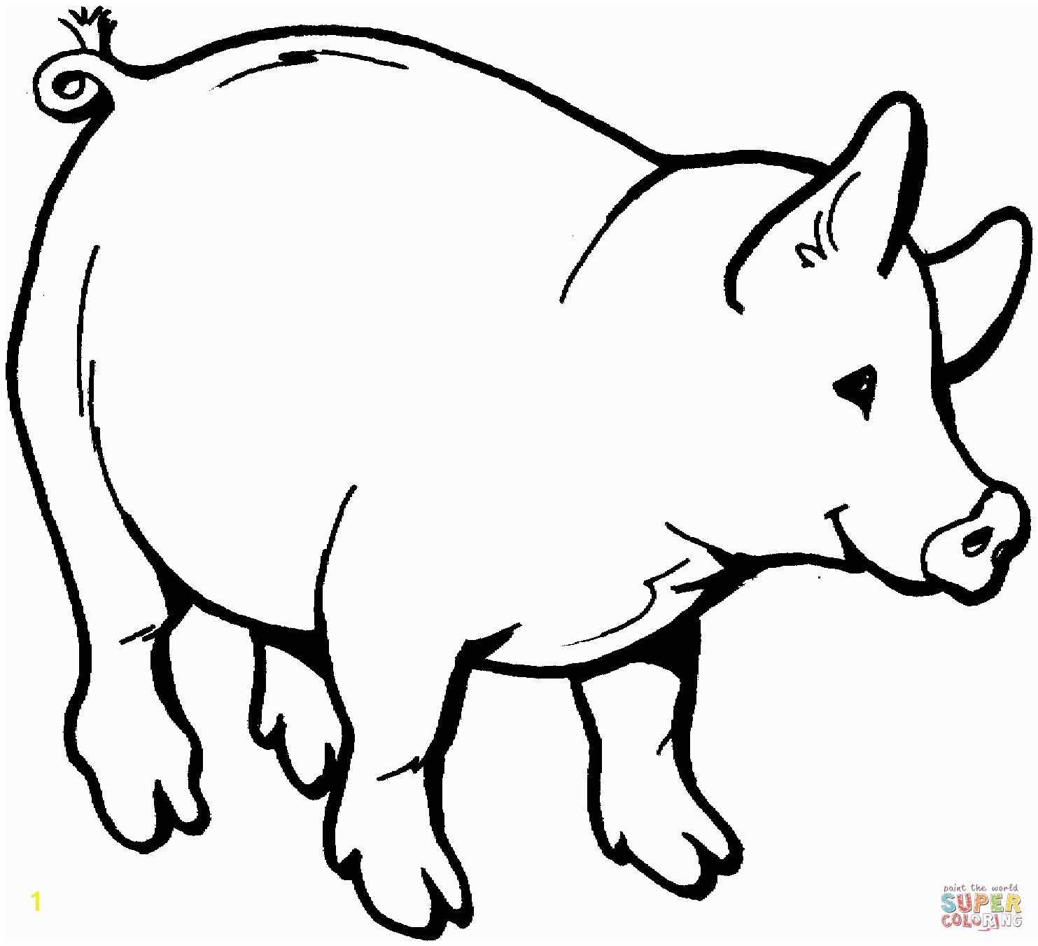 Pig Printable Coloring Pages Pig Coloring Pages