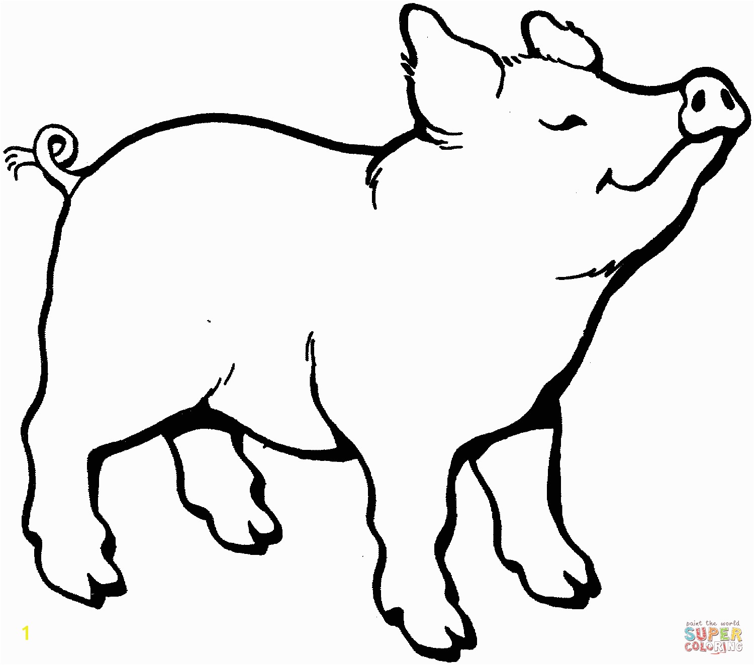 the Pig Smells Something coloring pages to view printable