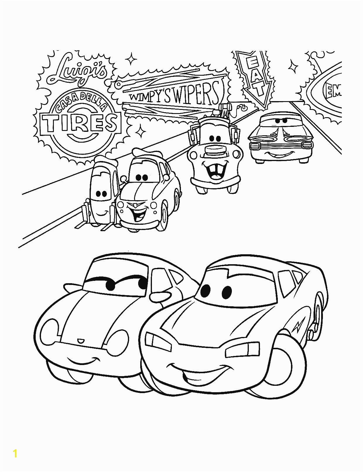 African American Coloring Pages Beautiful Unsurpassed Piston Cup Page Cars Got 6777 Stock