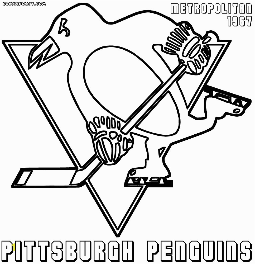 Pittsburgh Penguins Coloring Pages 5b c4a1fd