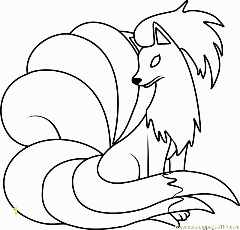 Ninetales Pokemon Coloring Page Free Pokémon Coloring Pages Pokemon Coloring Pages Free line