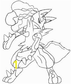 Pokemon Mega Lucario Coloring Pages by Amy