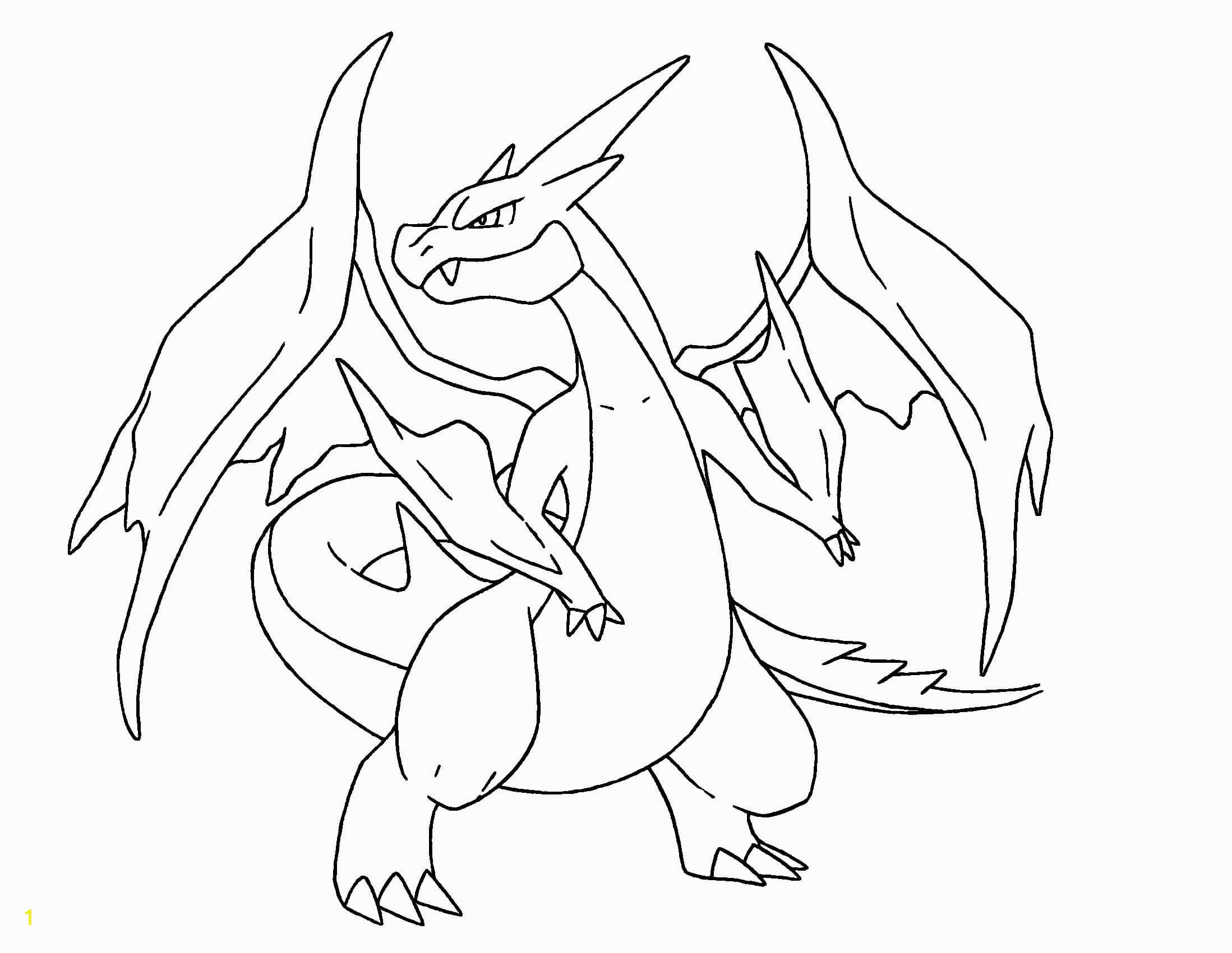 Awesome Pokemon Mega Coloring Pages Download 3 c Mega Charizard Pokemon Coloring Pages Sketch