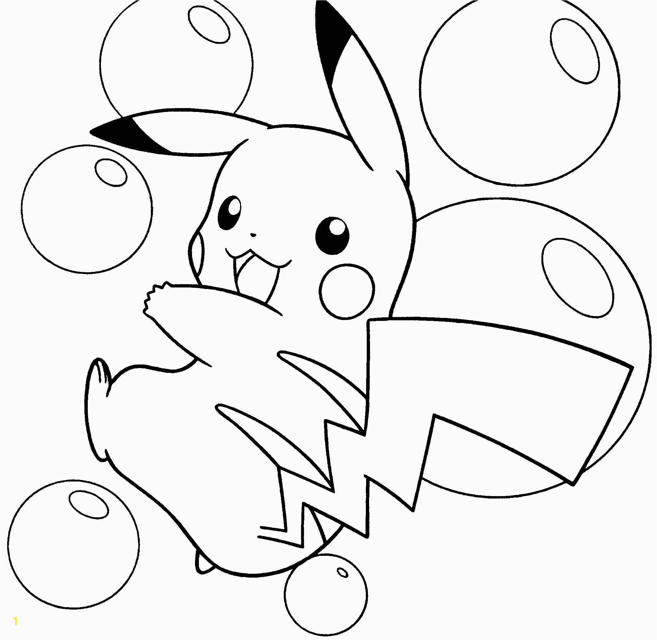 pikachu coloring pages Free