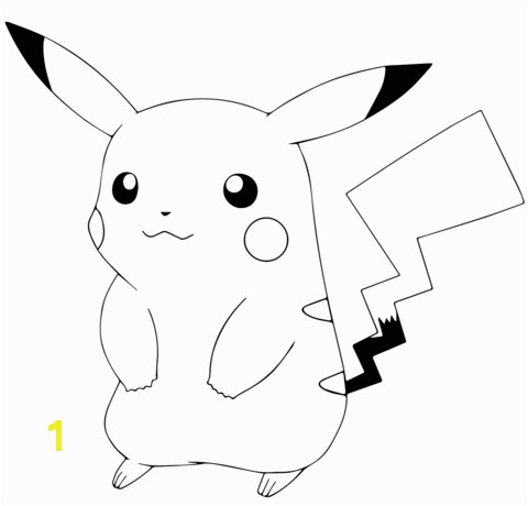 Pokemon Pikachu Coloring Pages Free Pokémon Go Pikachu Coloring Page