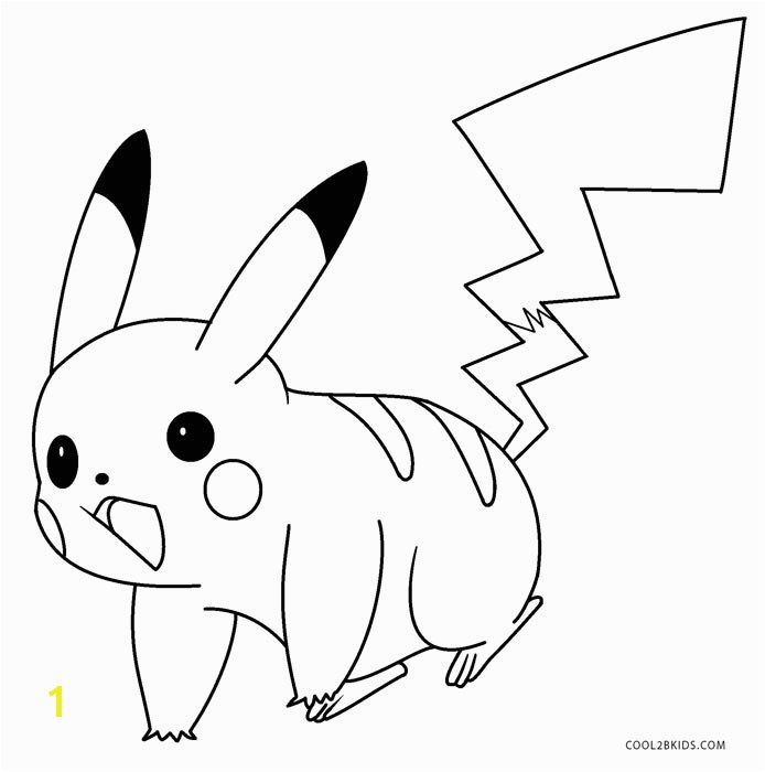 Pikachu Coloring Pages Free