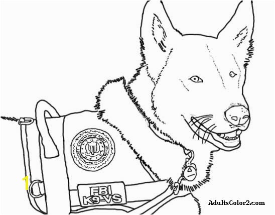 Police Dog Coloring Page At Getcolorings Free Printable