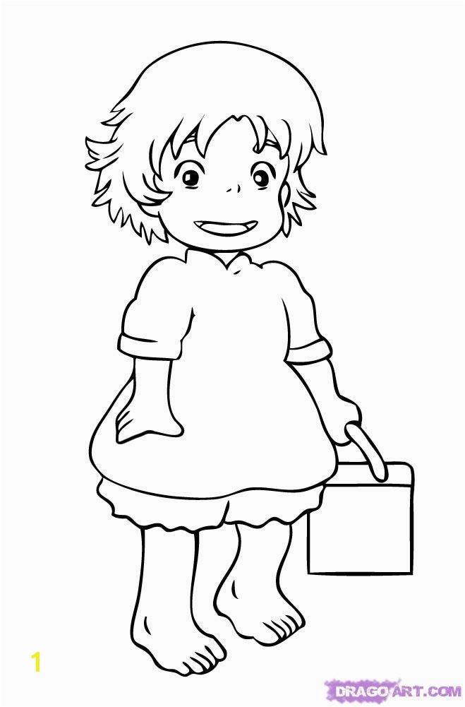 Ponyo Coloring Pages to Print Ponyo Printable ØªÙÙÙÙ In 2018 Pinterest