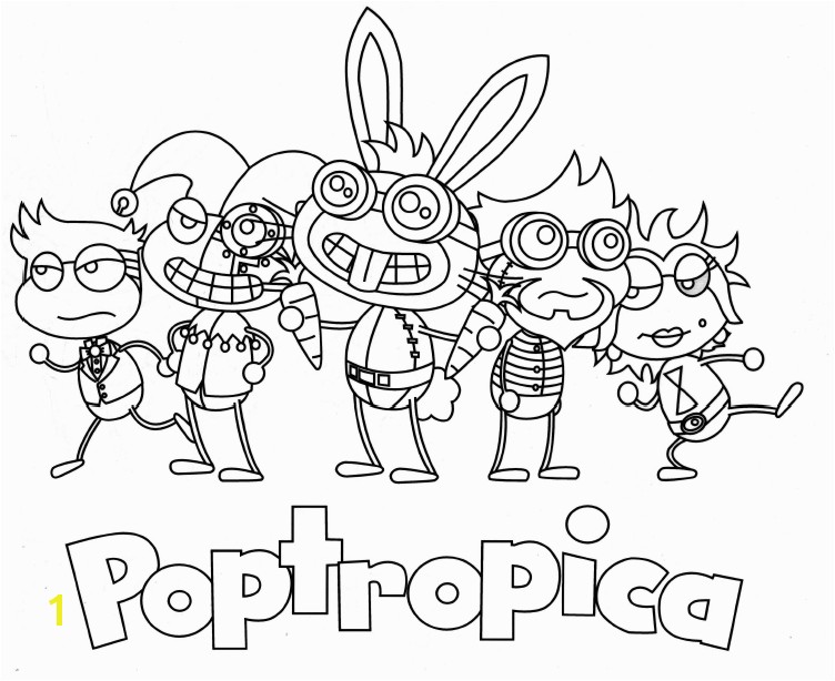 Poptropica Coloring Page