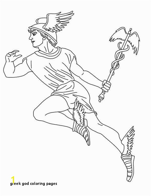 Poseidon Greek God Coloring Pages 25 Greek God Coloring Pages